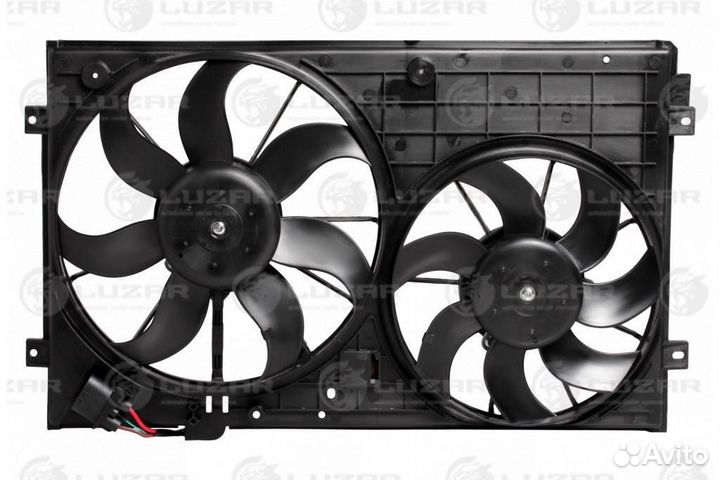 Вентилятор охлаждения двс VAG Octavia (A5) 04-; Go