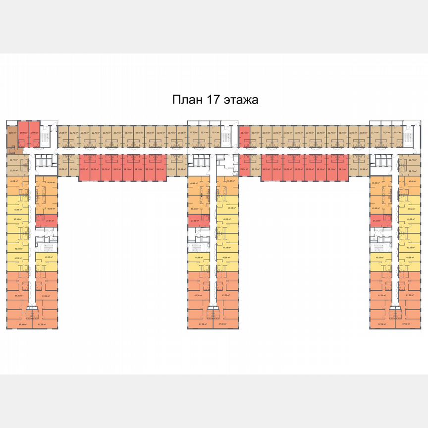 Апартаменты-студия, 22,7 м², 20/24 эт.
