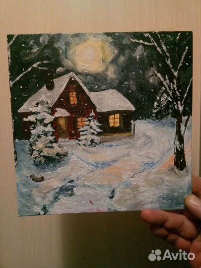 Картина акрилом