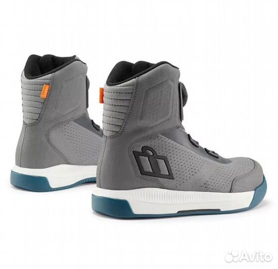 Icon Overlord Vented CE мотоботы серые