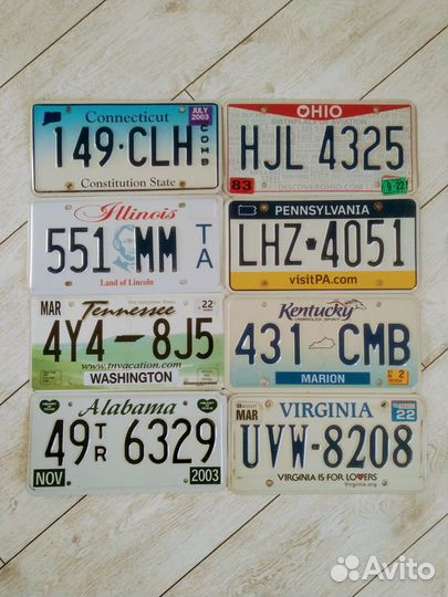 Автомобильные номера США