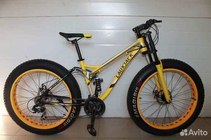 Велосипед с широкими колесами Lauxjacx двухподвес