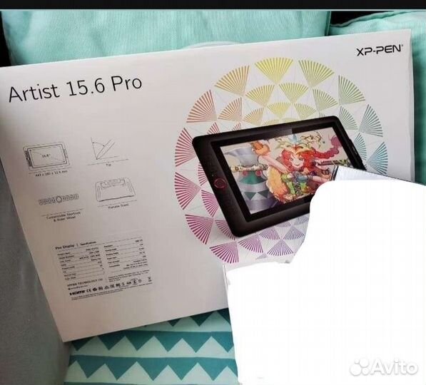 Графический планшет XP pen artist 15.6 pro + пульт