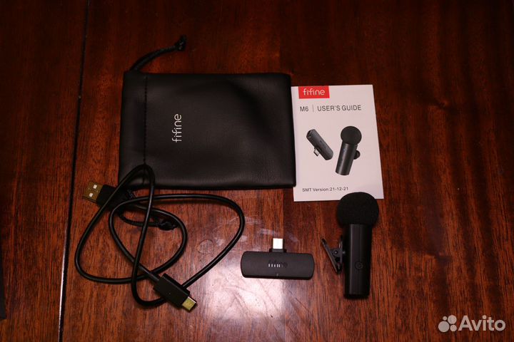 Fifine M6 - беспроводной микрофон type-c