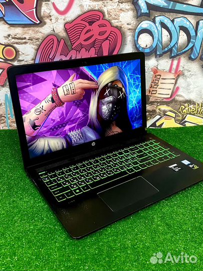 Игровой ноутбук HP i5/8/128/500/GTX 1050