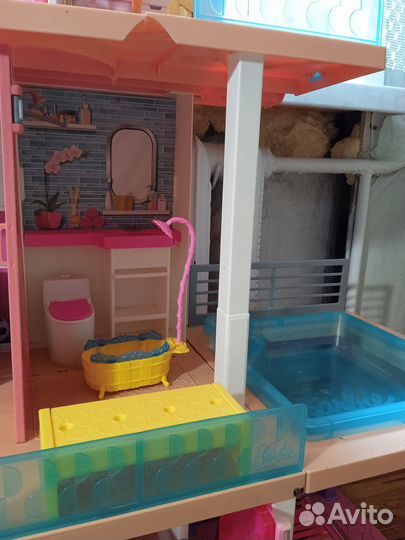 Домик для Барби с мебелью