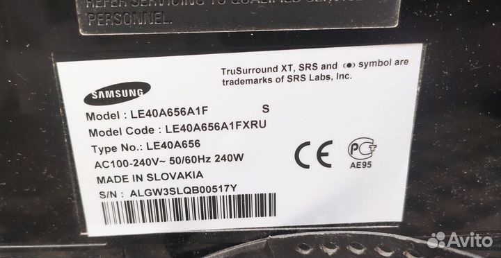 Samsung LE40A656A1F
