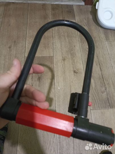 Жёсткий замок на велосипед, мопед, самокат