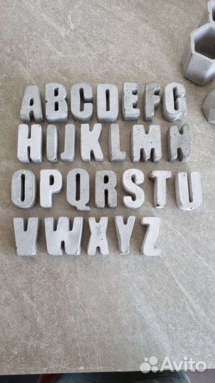 Буквы, декор