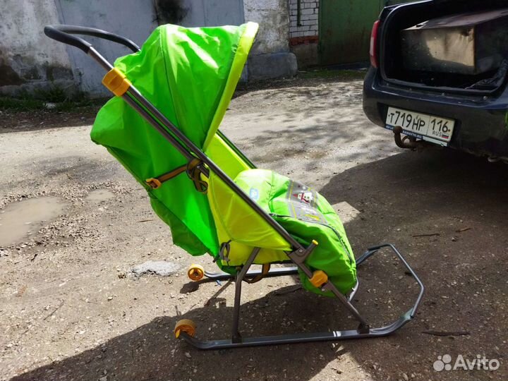 Детские санки коляска