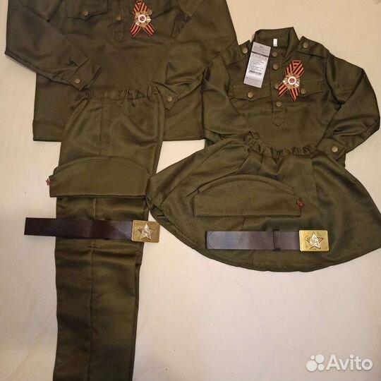 Детская военная форма, Новая, рост 98-158см