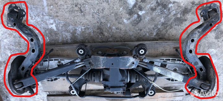 Кулак поворотный задний BMW E46 320i