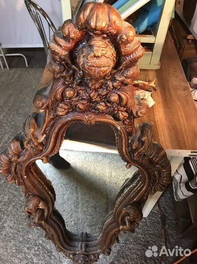 Зеркало старинное большое