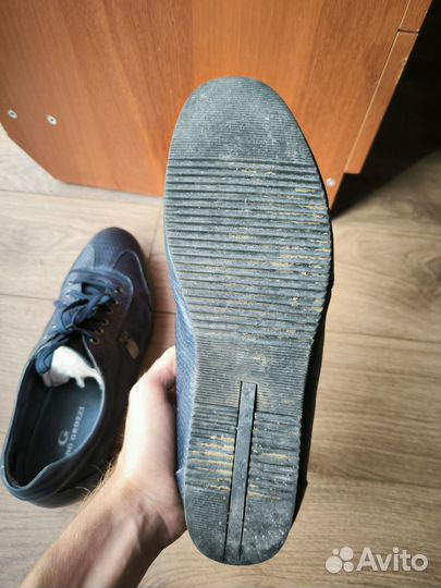 Туфли синие 46 размер Guido Grozzi