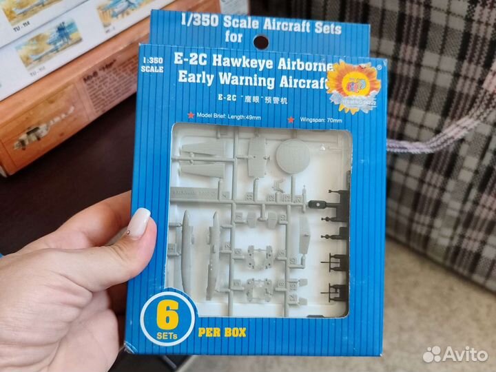 Сборные модели самолётов и вертолетов 1: 350