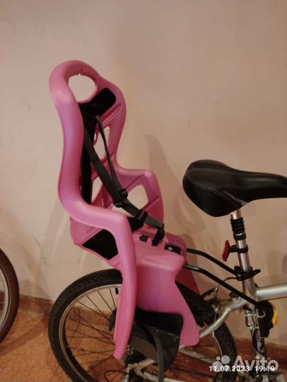 Детское заднее велокресло Bellelli Pepe