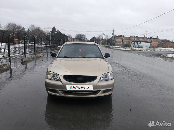 Hyundai Accent 1.5 МТ, 2004, 156 000 км