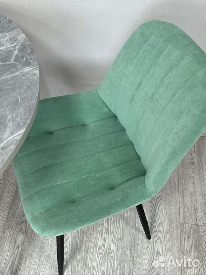 Мягкие стулья милан цвет аквамарин