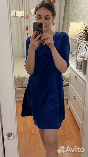 Велюровое платье