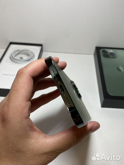 iPhone 13 Pro Max 256гб 99акб, 8 мес. ему, зеленый