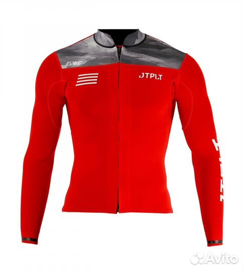 Длинный гидрокостюм без рукавов и гидрокуртка для