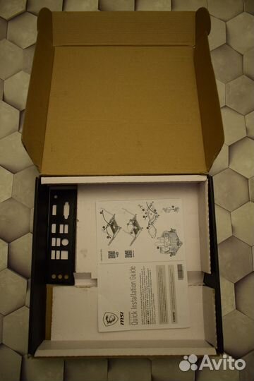 Нерабочая материнская плата MSI B550 PRO-VDH