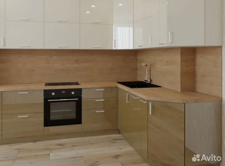 Кухня белая эмаль артикул 27321