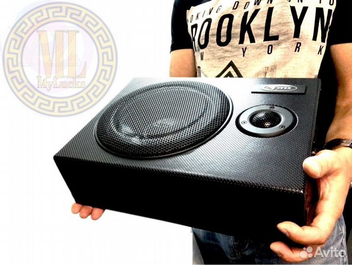 Сабвуфер авто напольный DV-Pioneer.OK 1600W MAX 8