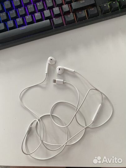 Наушники apple earpods lightning
