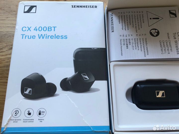 Наушники sennheiser cx 400bt true wireless