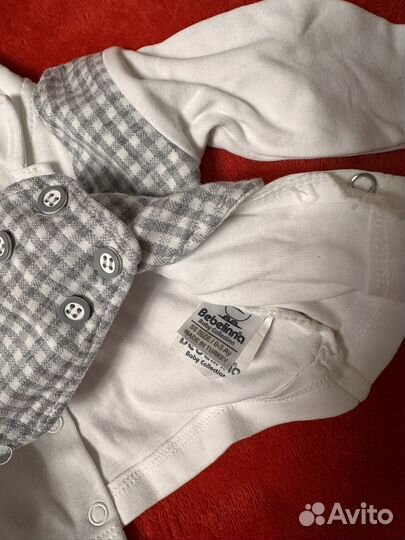 Нарядный деловой костюм для новорожденного 56