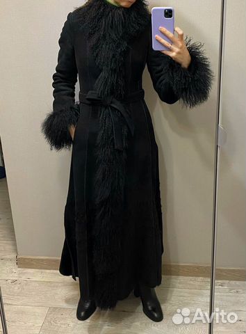 Натуральная дубленка почти новая