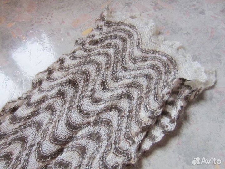 Шарф из натурального пуха