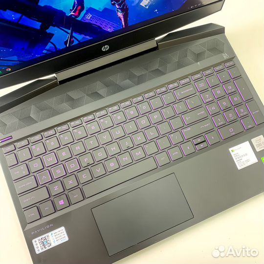Игровой ноутбук HP I5/GTX1650/8RAM