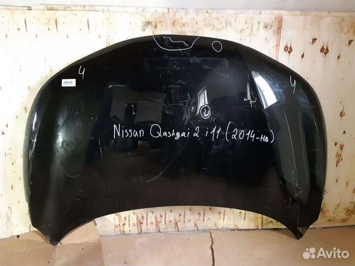Nissan Qashqai 2 j11 капот ниссан кашкай 2