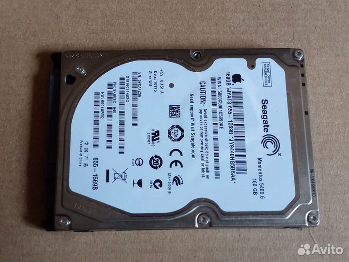 Жесткий диск Seagate HDD 160 GB 2.5