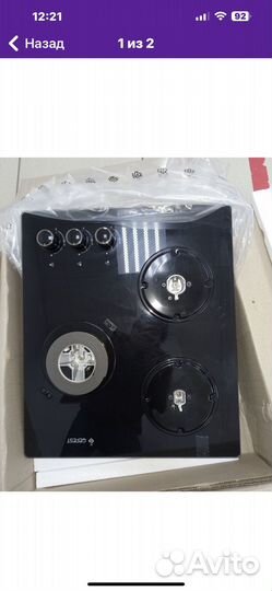 Варочная панель gefest пвг 2100-01