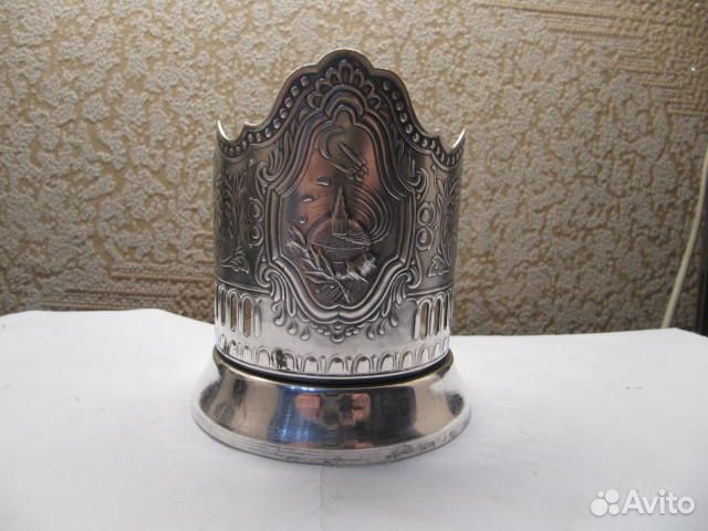 Подстаканники Космос ранние.Посеребрянные