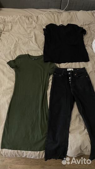 Капсула zara, женская одежда пакетом