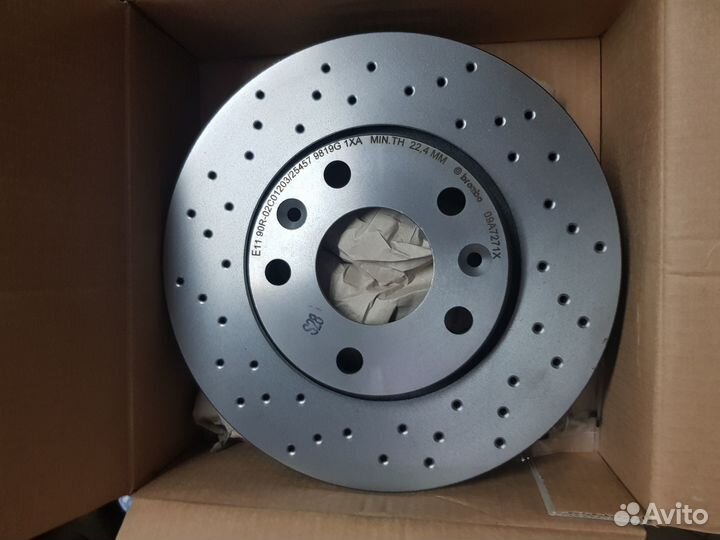 Диск тормозной пер. mercedes-benz (bbdc) C-class