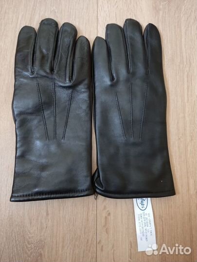 Перчатки мужские кожаные