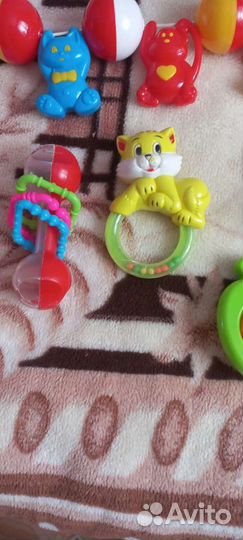 Игрушки погремушки пакетом