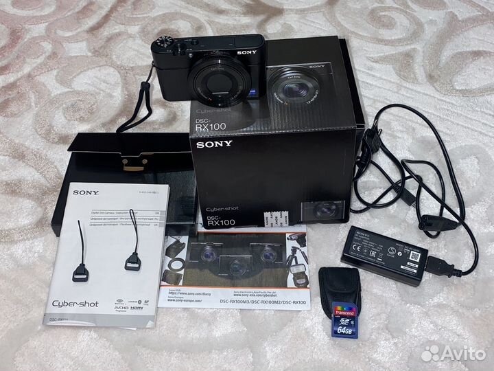 Sony DSC-RX100 cyber-shot фотоаппарат