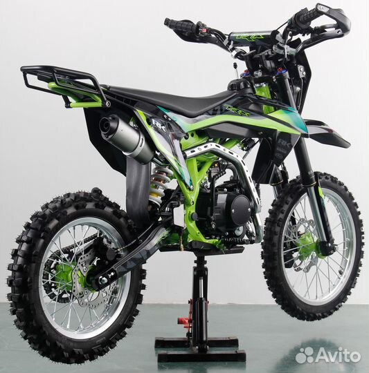 Питбайк Racer TRX140E зеленый