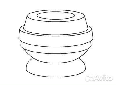 910222 Пыльник+отбойник opel astra j 10- пер. подв