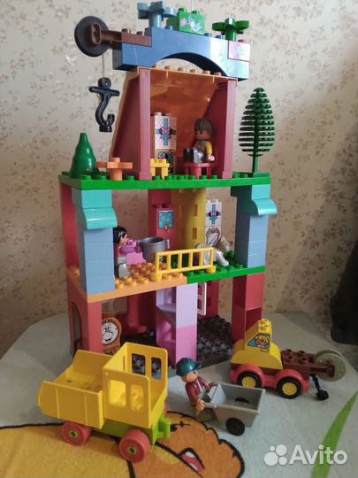 Lego duplo домик С краном