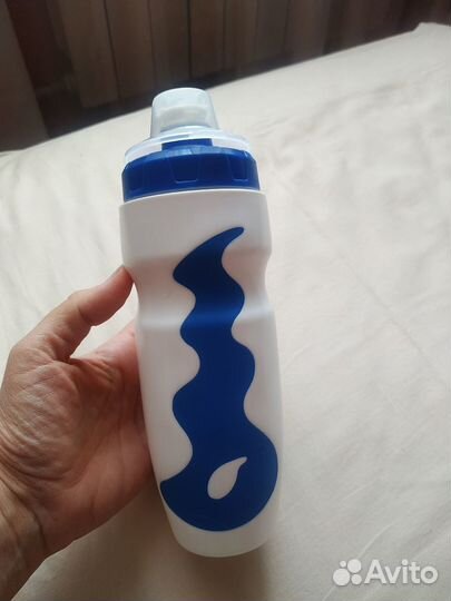 Велофляга, фляга пластиковая с крышкой