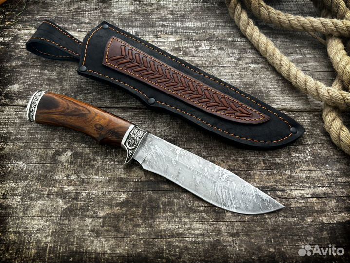 Универсальный нож ручной работы из стали PGK