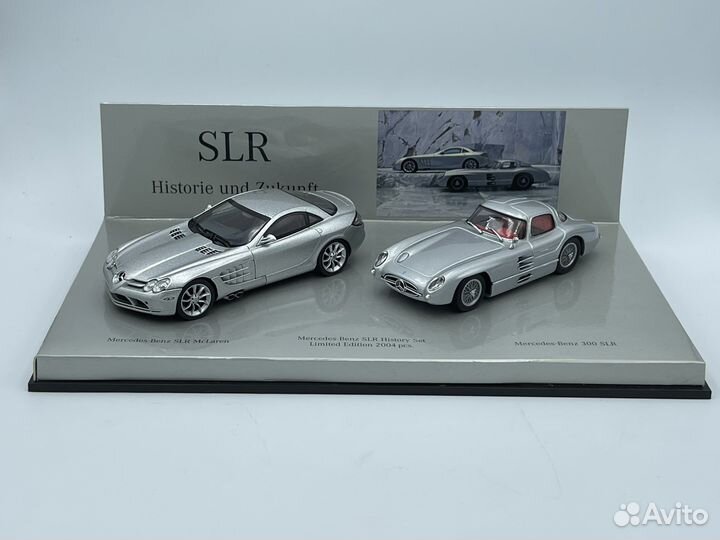 Mercedes-Benz - SLR McLaren + 300 SL, Minichamps