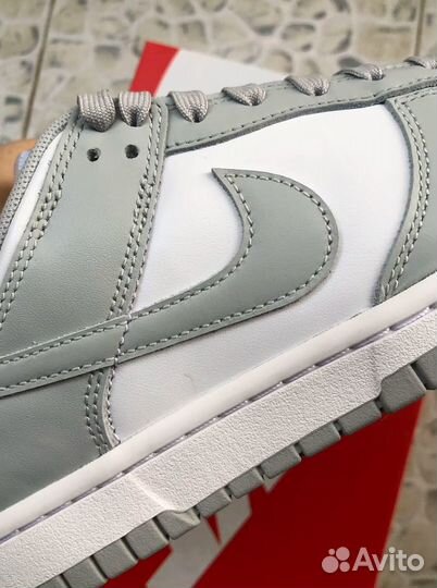 Кроссовки Nike Dunk low grey fog Оригинал (Poizon)